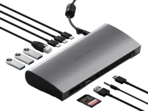 Satechi Thunderbolt 4 Dock | 12-in-1 | 3x TB4 | 2x 4K@60 Hz