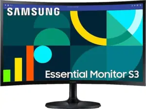 Samsung S27D364GAU 27″ Curved Monitor – 75 Hz, FreeSync, Eye Saver Mode