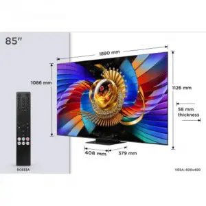 TCL 85Q7D Pro 85″ SQD-Mini-LED 4K TV
