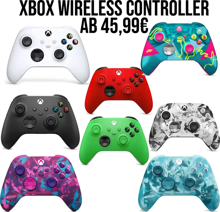 Xbox Wireless Controller ab 45,99€ – für Xbox und PC