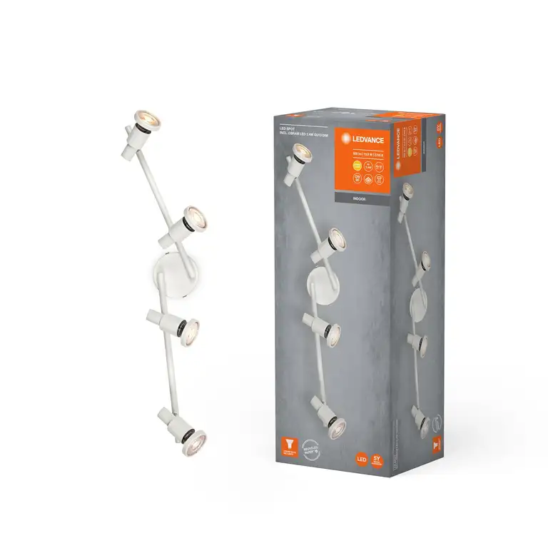 LEDVANCE LED SPOT GU10, warmweiß, austauschbar