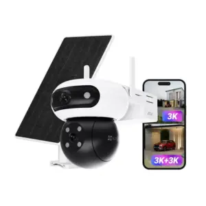 EZVIZ CB90 Dual 3K+3K Überwachungskamera mit Solarpanel