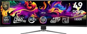 MSI MPG 491CQPX Gaming-Monitor – QD-OLED, 49 Zoll