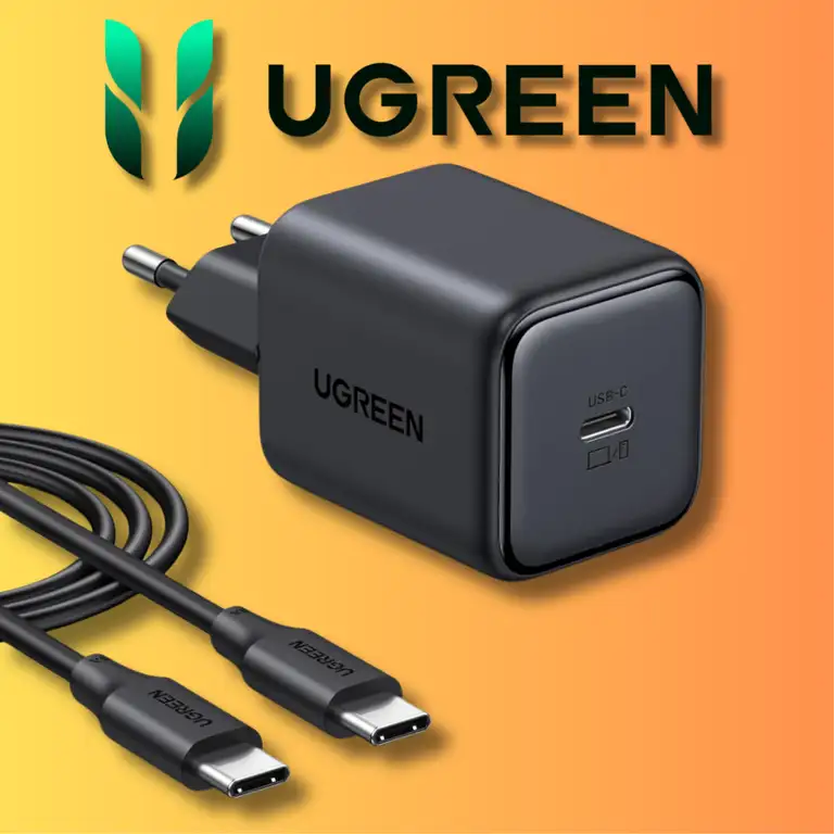 UGREEN 45W USB-C Ladegerät mit 100W Kabel | kompakt, GaN-Technologie