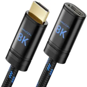 deleyCON 8K HDMI 2.1 Verlängerungskabel 1,5m