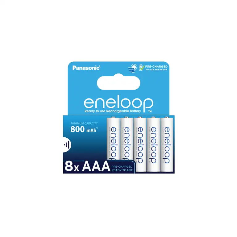 eneloop AAA Akkus 8 Stück 800 mAh NiMH