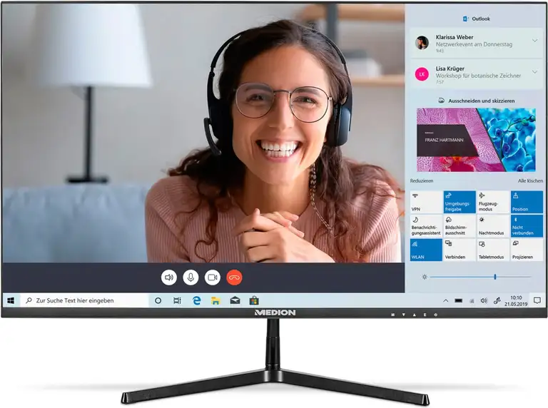 Medion Akoya P52218 Monitor – 22 Zoll Full HD