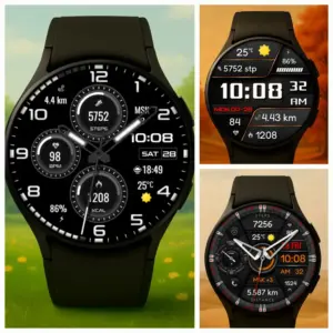 8 Watchfaces für WearOS im Google Play Store
