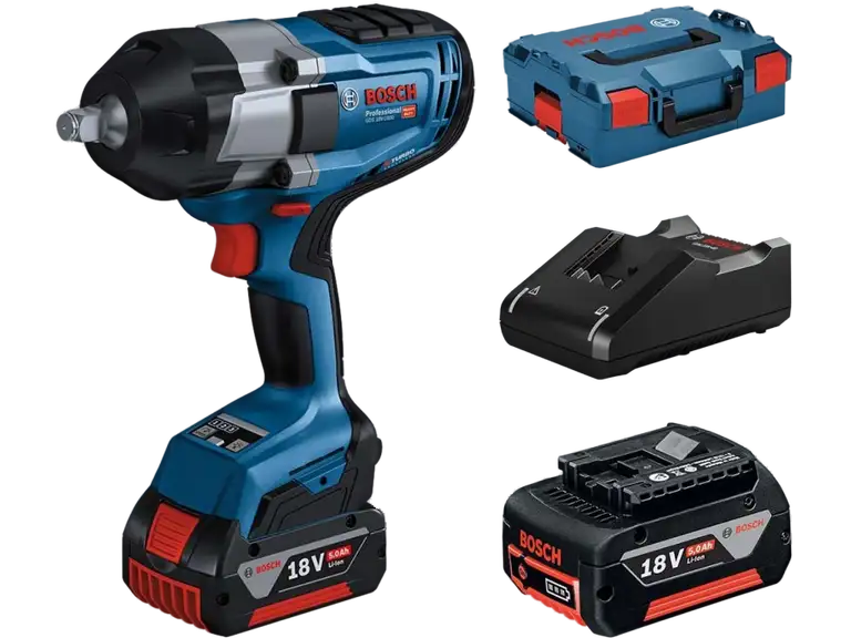 Bosch Professional GDS 18V-750 C Akku-Schlagschrauber mit 2 Akkus