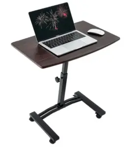 Tatkraft Salute Laptop-Tisch auf Rädern, höhenverstellbar