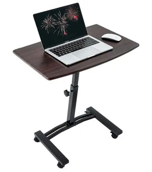 Tatkraft Salute Laptop-Tisch auf Rädern, höhenverstellbar