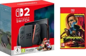 Nintendo Switch 2 Bundle mit Mario Kart World und Cyberpunk 2077