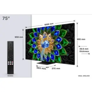 TCL 75A400U QD-MiniLED TV mit 75 Zoll