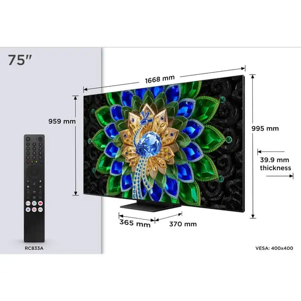 TCL 75A400U QD-MiniLED TV mit 75 Zoll