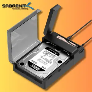 SABRENT Dock für M.2 SSD & HDD – USB-C 10 Gbps