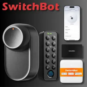 SwitchBot WLAN Smart Lock Ultra mit Fingerabdruck, NFC und Hub-Mini