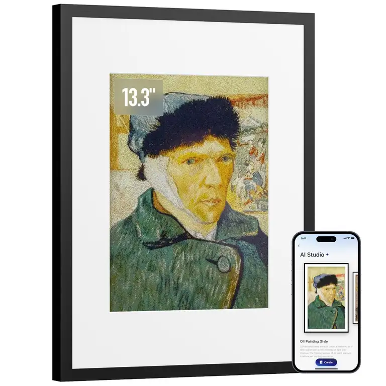 SwitchBot KI Art Frame 13.3“ E-Ink-Bilderrahmen