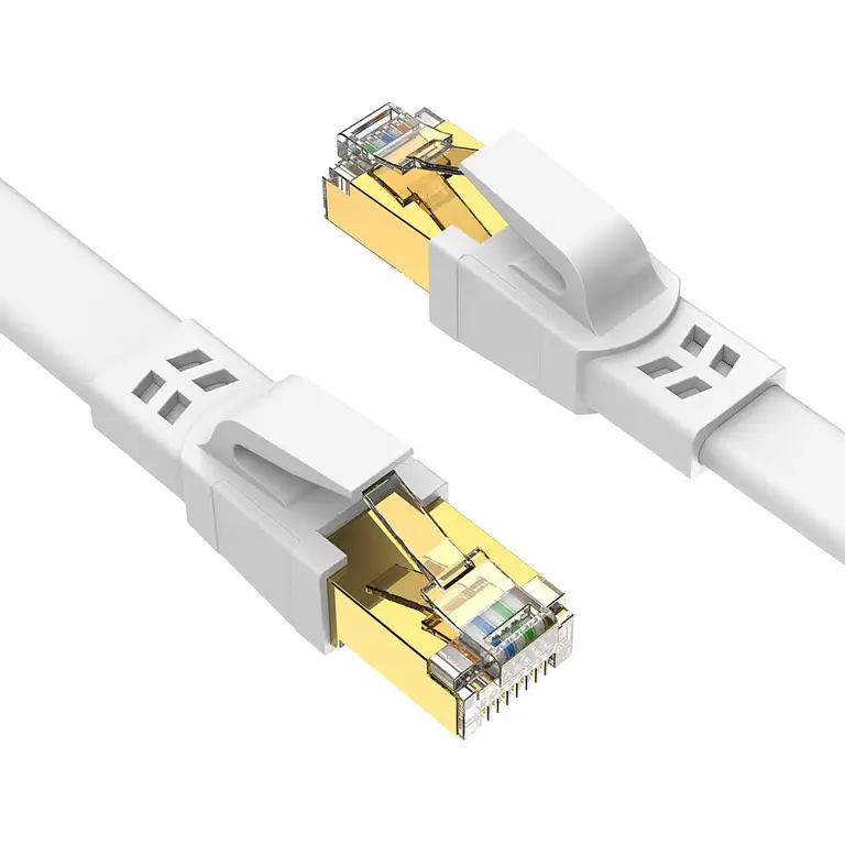 Ercielook Cat 8 LAN-Kabel 5m flach – 40 Gbit/s, 2000 MHz