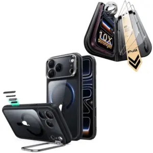 ESR iPhone 18 Pro Max Hülle (Schwarz) + Panzerglas Kombi