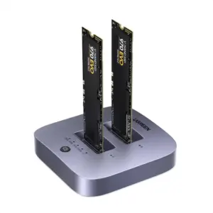 Station d&rsquo;Accueil Ugreen M.2 – NVMe, Dual Bay PCIe