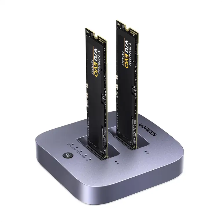 Station d&rsquo;Accueil Ugreen M.2 – NVMe, Dual Bay PCIe