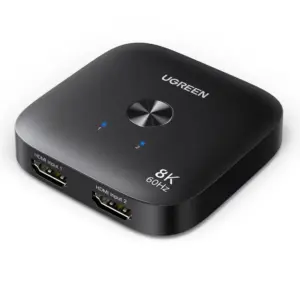 Switch HDMI Ugreen 8K 60Hz – 2 entrées 1 sortie