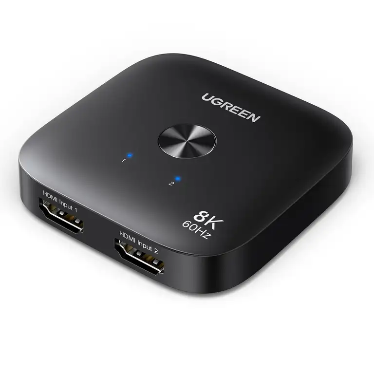 Switch HDMI Ugreen 8K 60Hz – 2 entrées 1 sortie