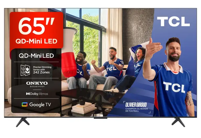 TV 65&Prime; TCL 65Q6C – 4K QD-Mini LED, 144Hz, Smart TV Google