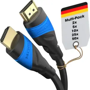 Lot de 2 x 2m Câble HDMI 8K & 4K – KabelDirekt