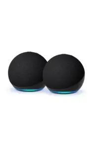 Lot de 2 Enceinte connectée Echo Dot – Bluetooth et Wi-Fi