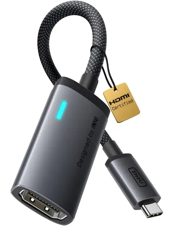 INIU USB C auf HDMI Adapter – 4K@60Hz, offiziell zertifiziert