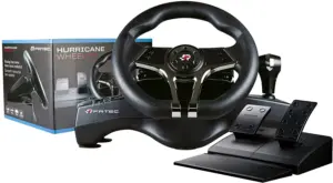 Volante de carreras FR-TEC Hurricane MKII con pedales y palanca de cambios