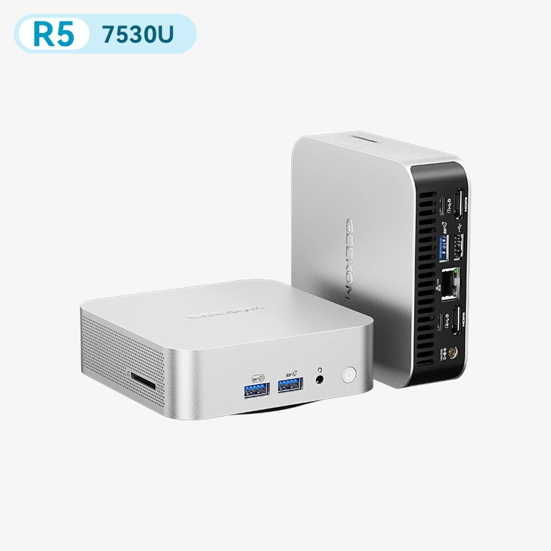 GEEKOM A5 Pro 2026 Mini-PC mit Ryzen 5 7530U und Windows 11 Pro
