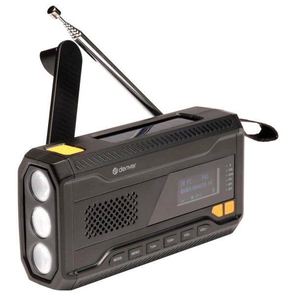 DAB+ Notfallradio mit Solar, Bluetooth und Powerbank