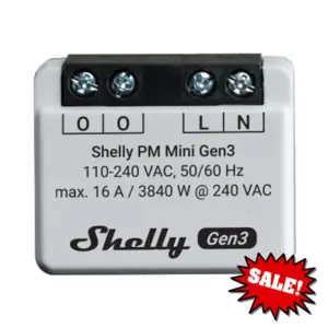 4er Set Shelly PM Mini Gen 3 Leistungsmesser