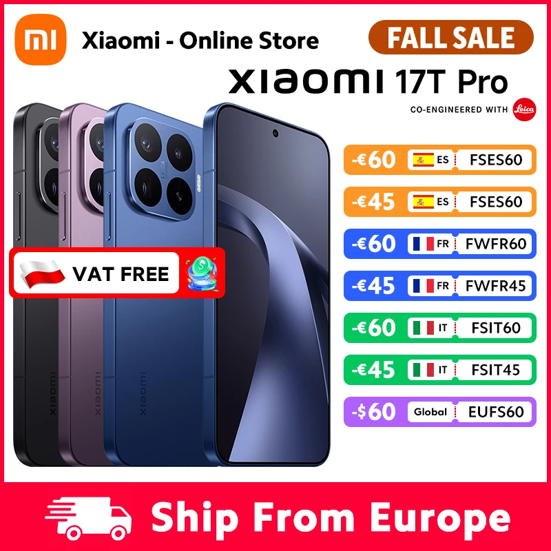 Xiaomi 17T Pro 12GB/512GB compatible eSIM