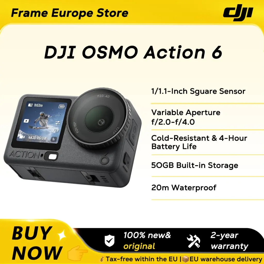 DJI Osmo Action 6 Essential Combo – 20% Rabatt mit Gutschein