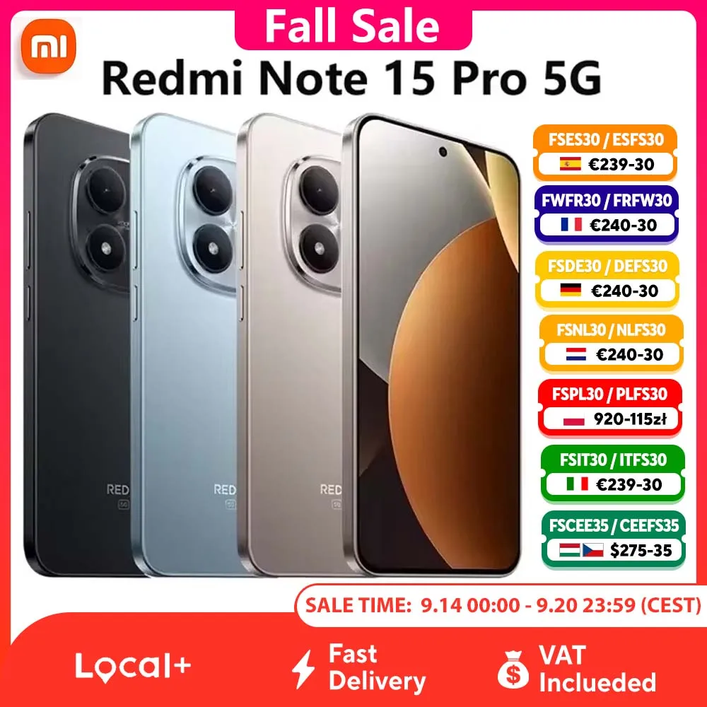 Xiaomi Redmi Note 15 Pro 4G mit 8/256 GB
