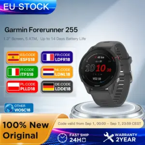 Garmin Forerunner 255 GPS-Laufuhr | 46 mm | 1,3″-Display