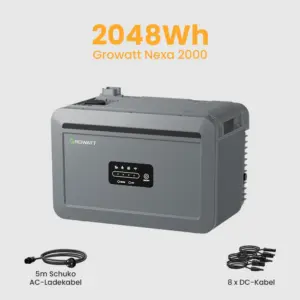 Growatt NEXA 2000 – Speicher für Balkonkraftwerk