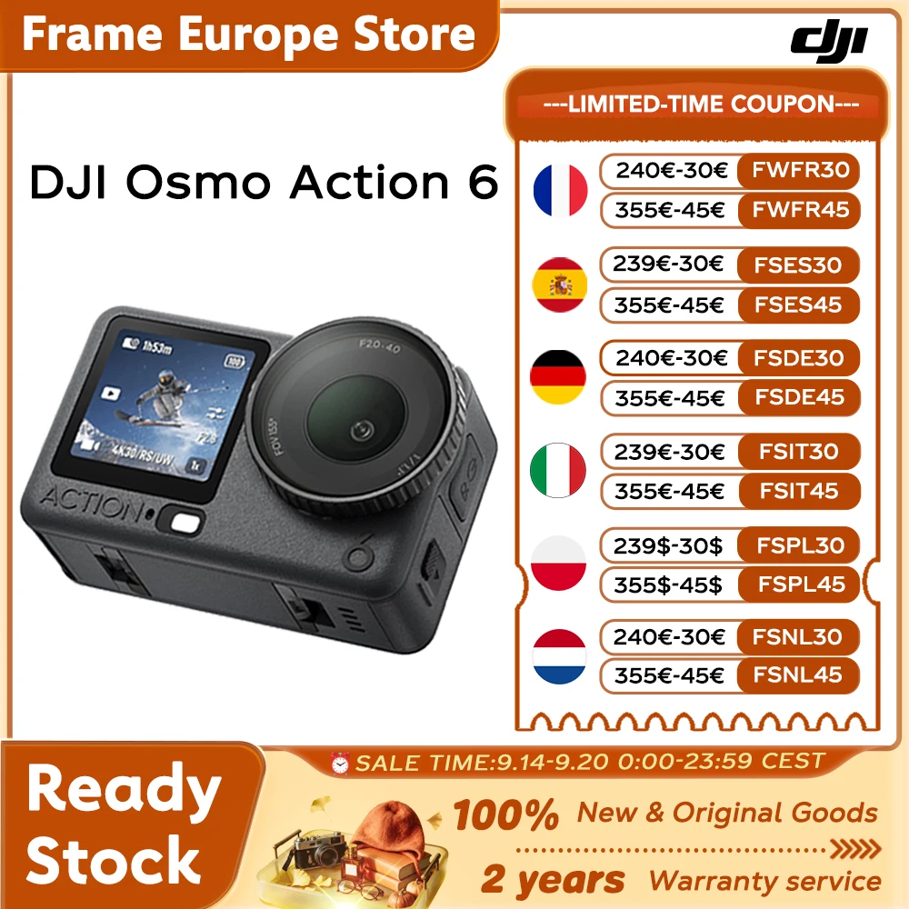 DJI Osmo Action 6 Essential Combo Action-Kamera