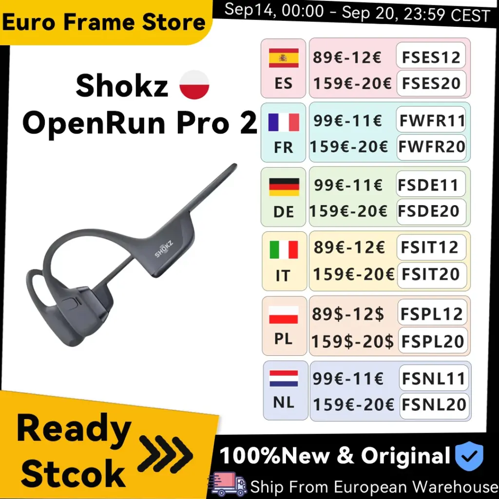 SHOKZ OpenRun Pro 2 – Knochenschall-Kopfhörer für Sport