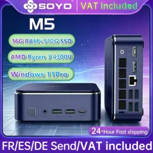 SOYO M5 Mini-PC – Ryzen 3, Windows 11 Pro