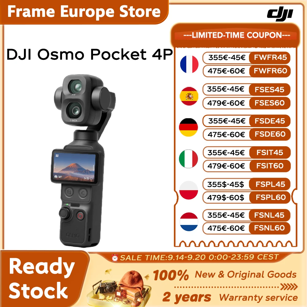 DJI Osmo Pocket 4P mit Cashback-Gutschein