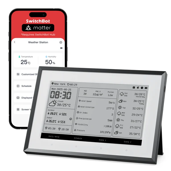 SwitchBot E-Ink Home Dashboard Bundle (3 in 1)