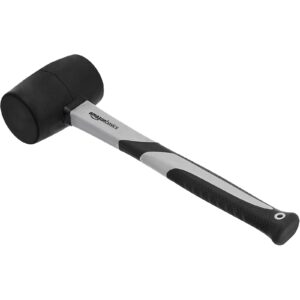 Amazon Basics Gummihammer mit Fiberglasstiel