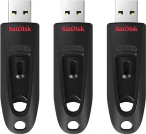 Dreierpack SanDisk Ultra USB 64GB