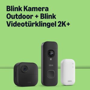 Blink Outdoor 4 + Videotürklingel 2K+ im Set