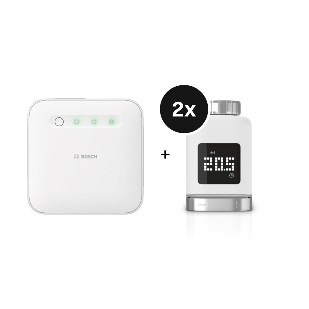 Bosch Smart Home Starter-Set Heizung II mit 2 Thermostaten