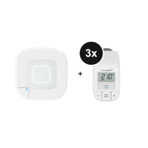 Homematic IP Starter-Set Heizen: 3 Thermostate + Access Point 2